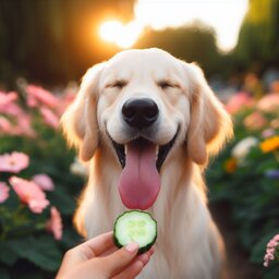 Mag een hond komkommer